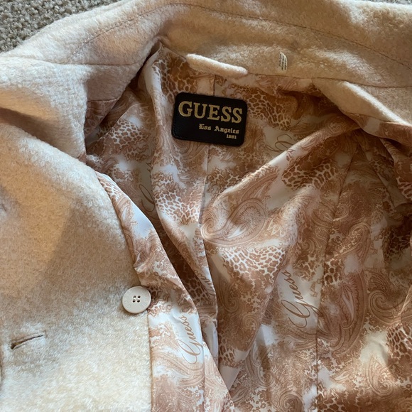 GUESS GOLD PEACOAT NWOT - Picture 5 of 6